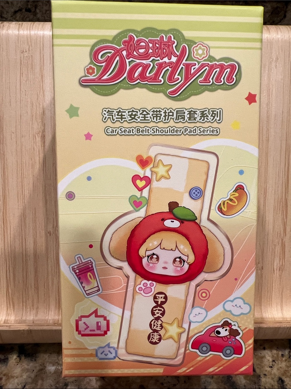 Darlym Car Seat Belt Shoulder Pad blind box like Baby Three NIB